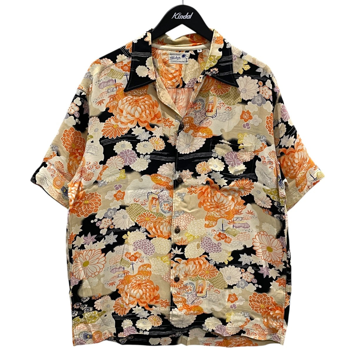 オープンカラー半袖シャツ アロハシャツ KIMONO DESIGN キモノ・デザイン SS31811