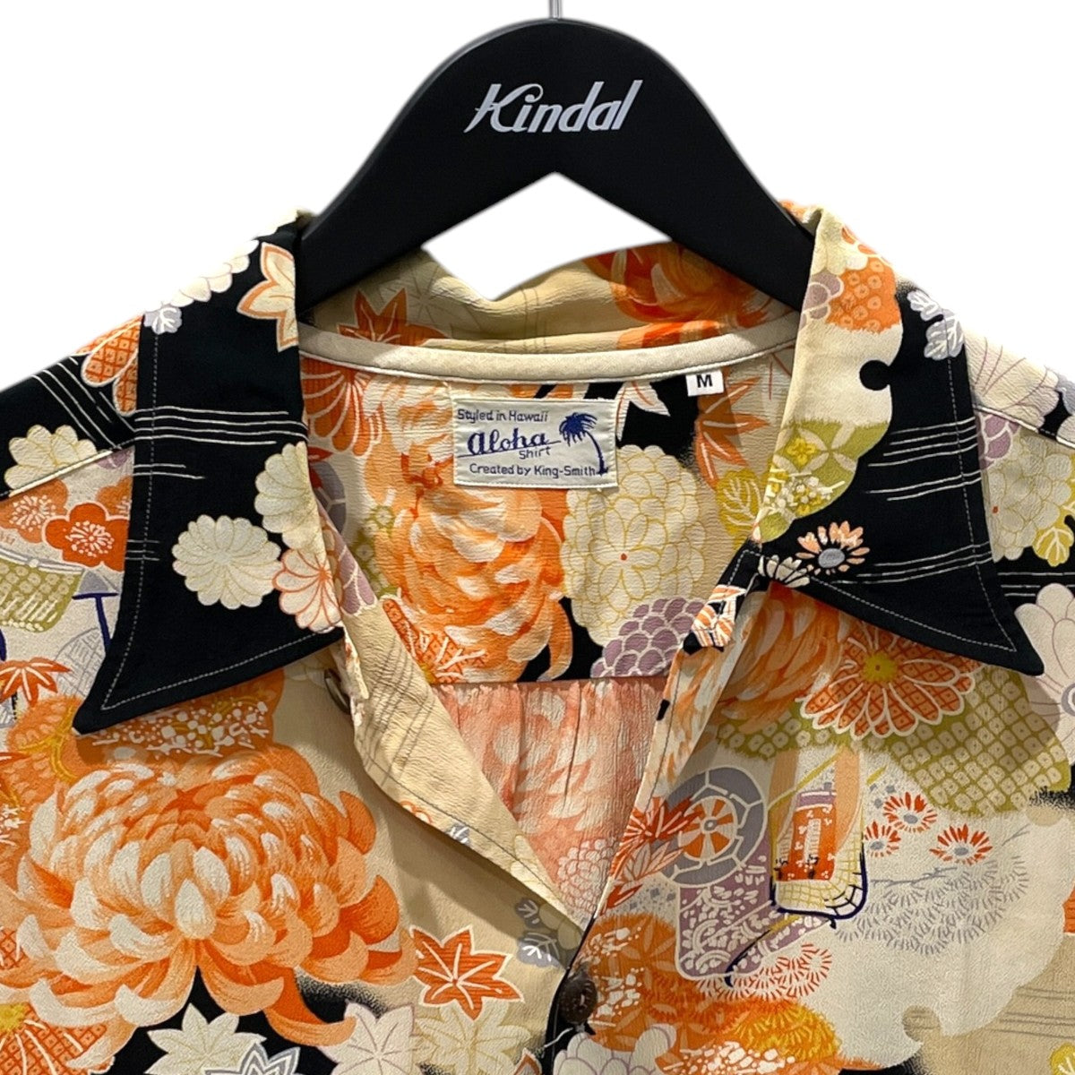 オープンカラー半袖シャツ アロハシャツ KIMONO DESIGN キモノ・デザイン SS31811
