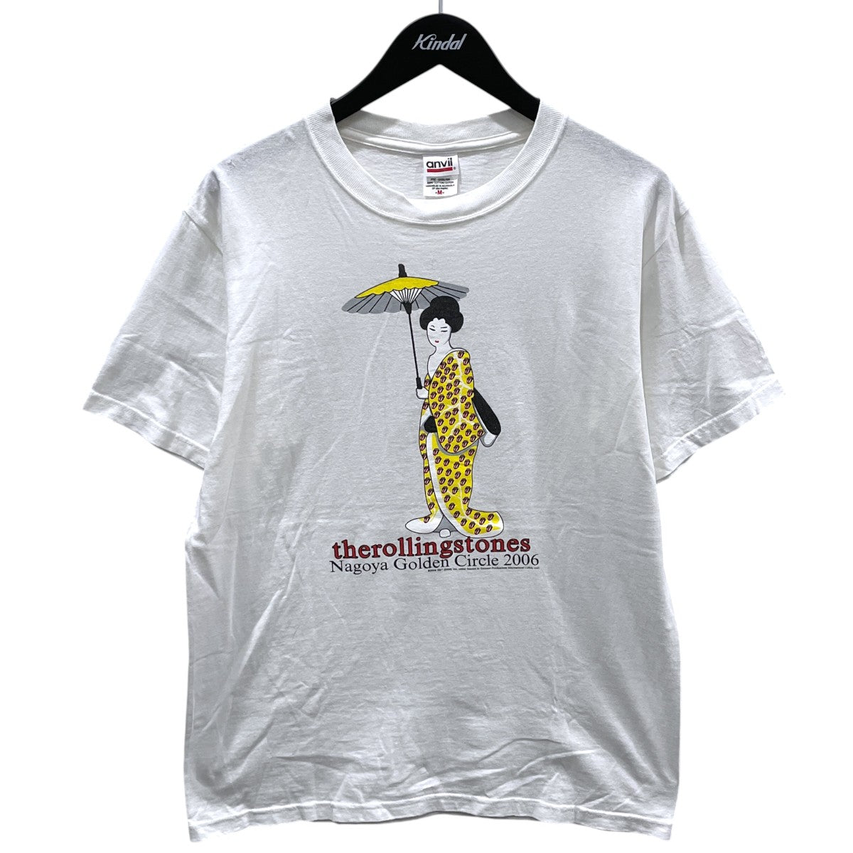 06SS 芸者プリントTシャツ The Rolling Stones ザ・ローリング・ストーンズ A BIG BANG TOUR Nagoya Golden Circle 2006