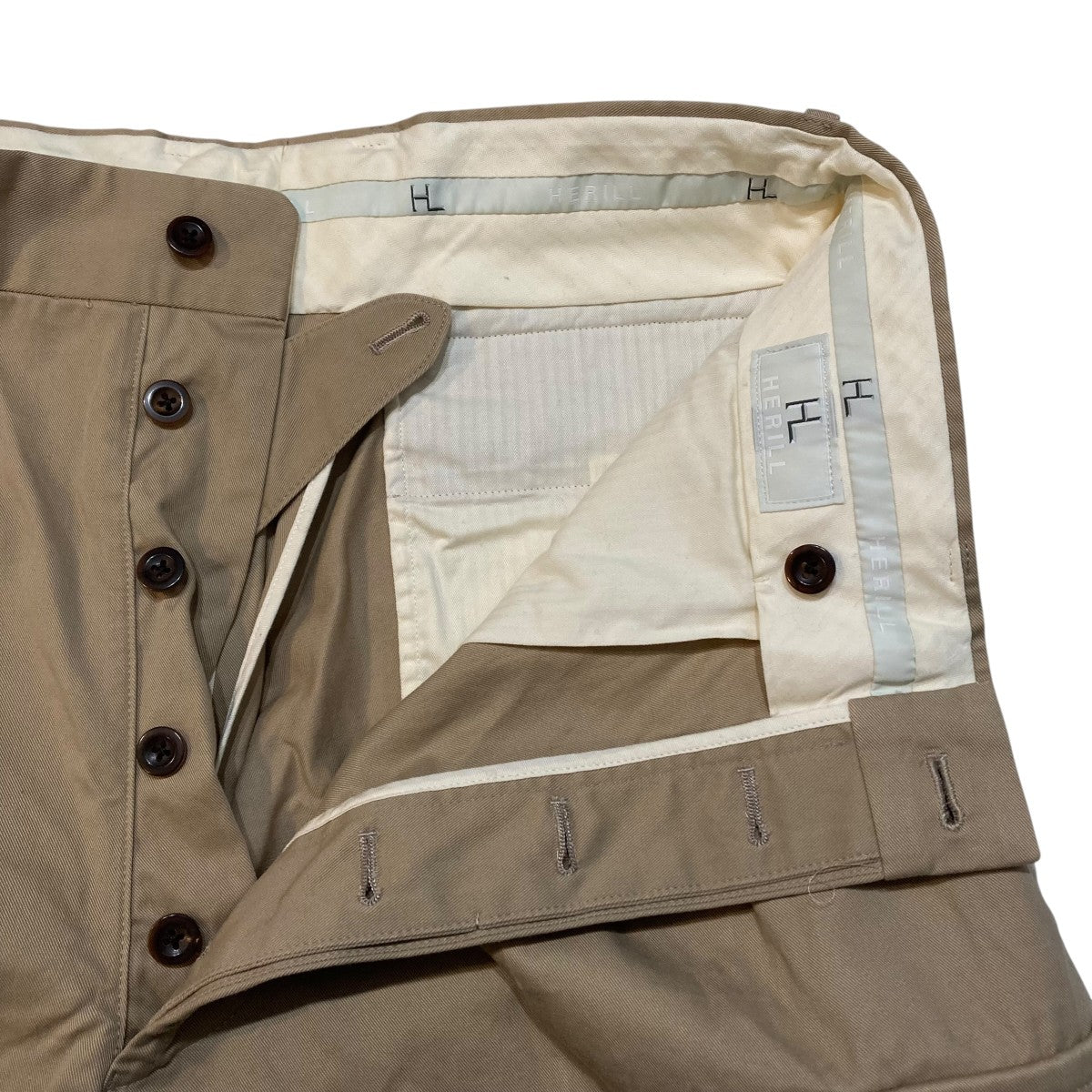 HERILL Soft Twst Organic Chino Tack Cargoチノパン21-030-HL-8060-1 古着・中古-4枚目のアイテム画像