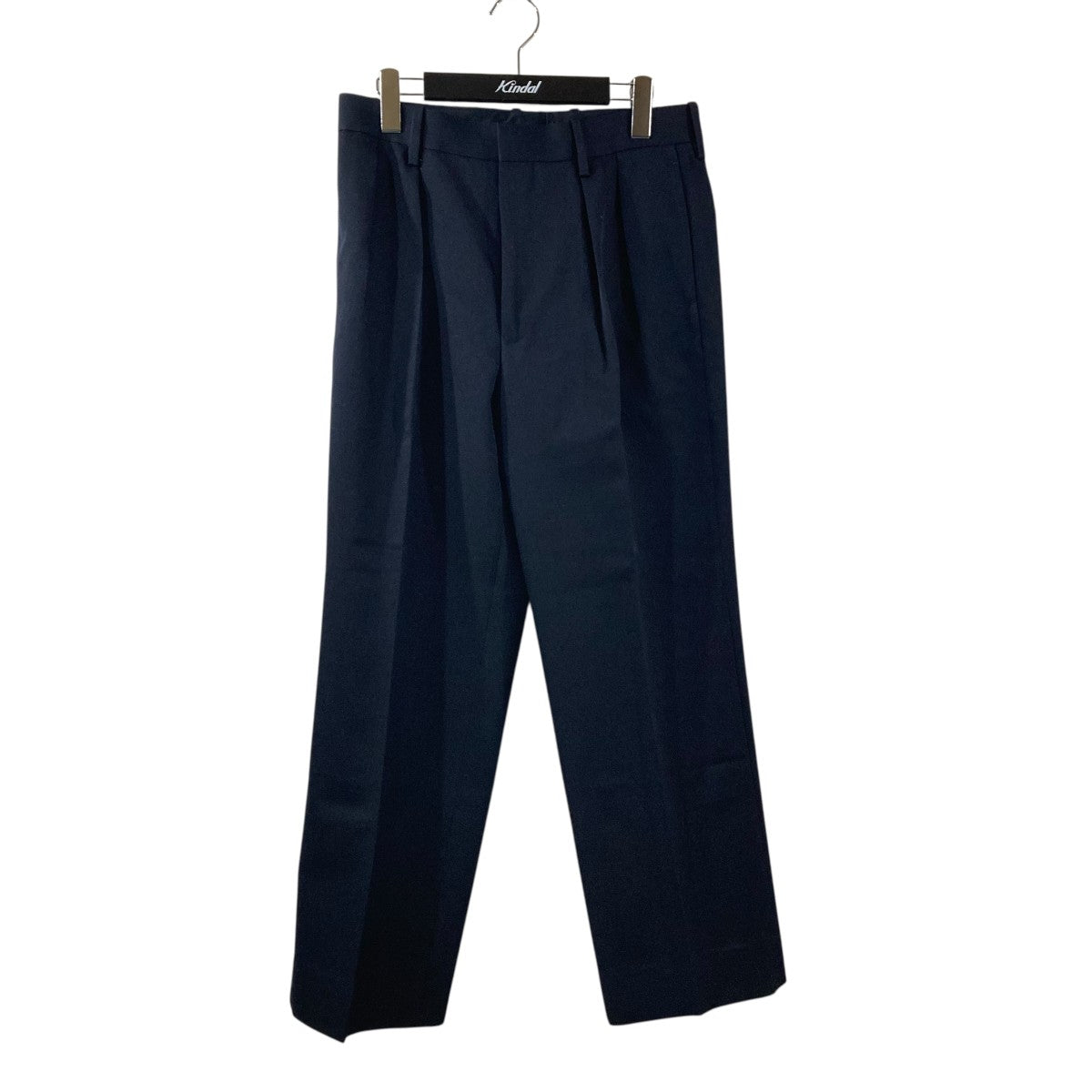 WOOL KIDMOHAIR GABARDINE WIDE SLACKSワイドスラックスパンツA8AP03MG