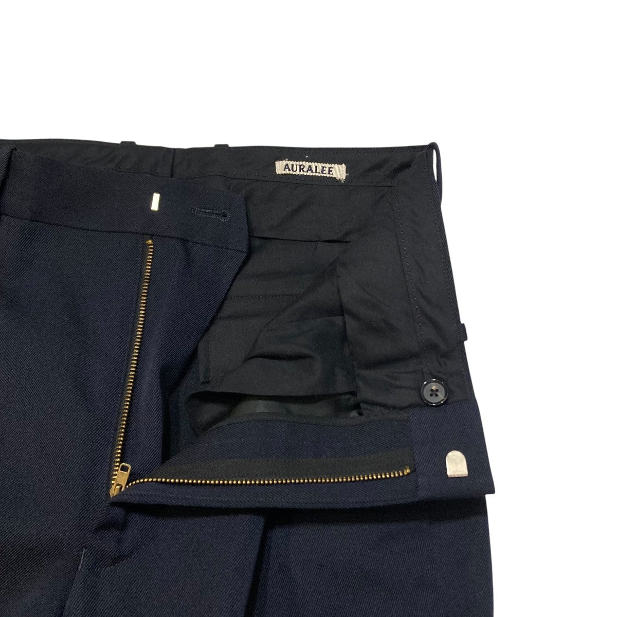 WOOL KIDMOHAIR GABARDINE WIDE SLACKSワイドスラックスパンツA8AP03MG