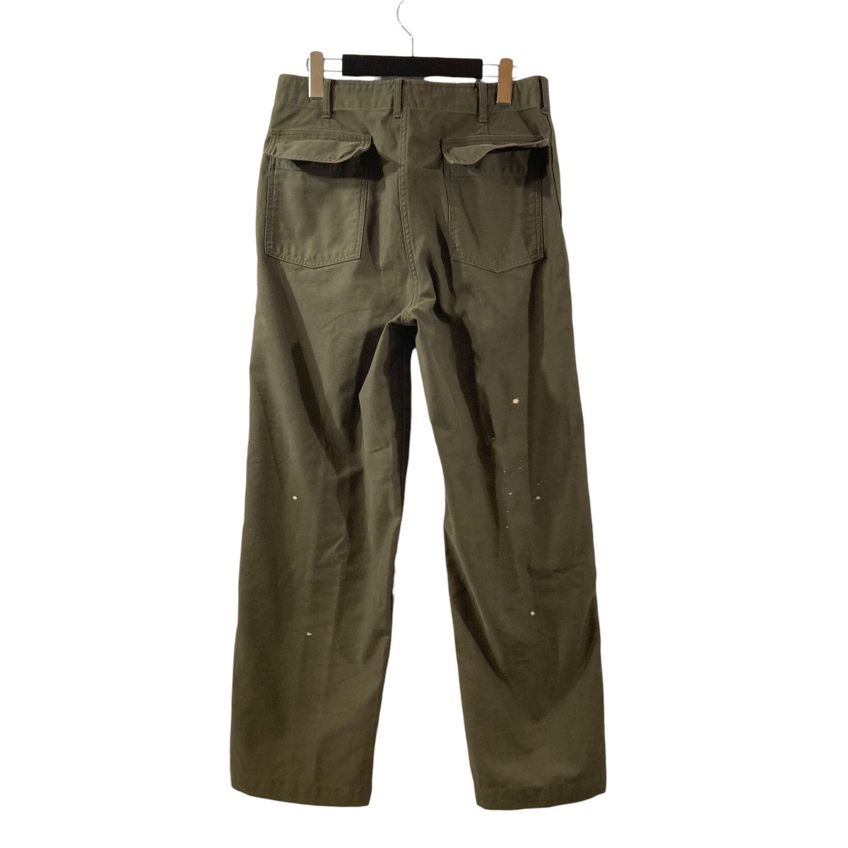 AURALEE(オーラリー) WASHED BAGGY SATIN BLEACHED BAKER PANTベイカー