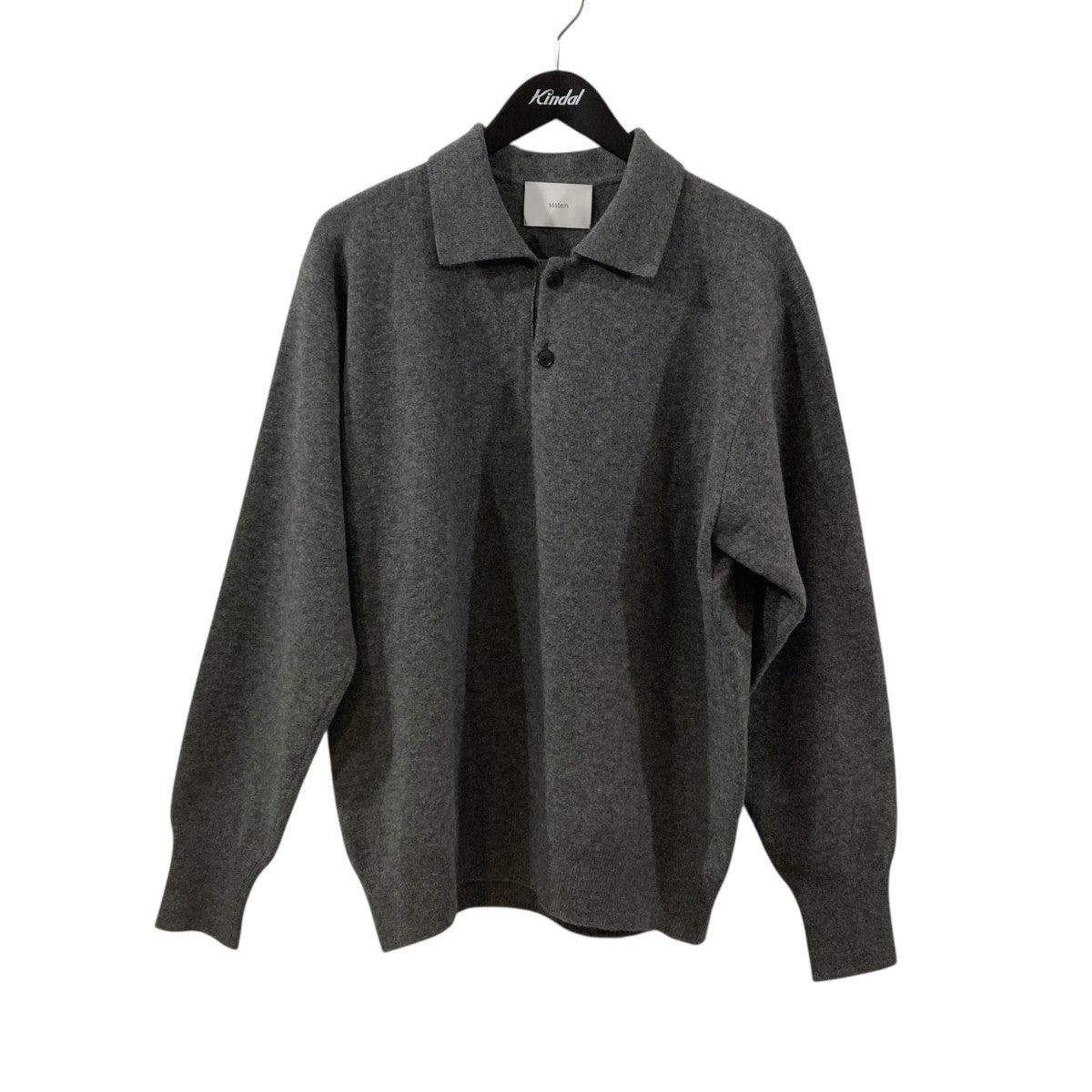 Extra Fine Wool Knit Polo LSニットポロシャツST.1477