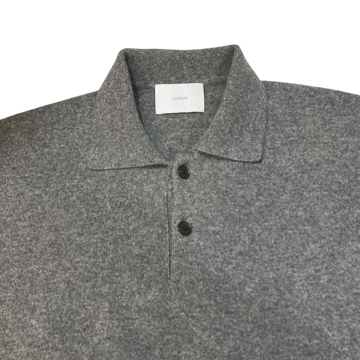 Extra Fine Wool Knit Polo LSニットポロシャツST.1477