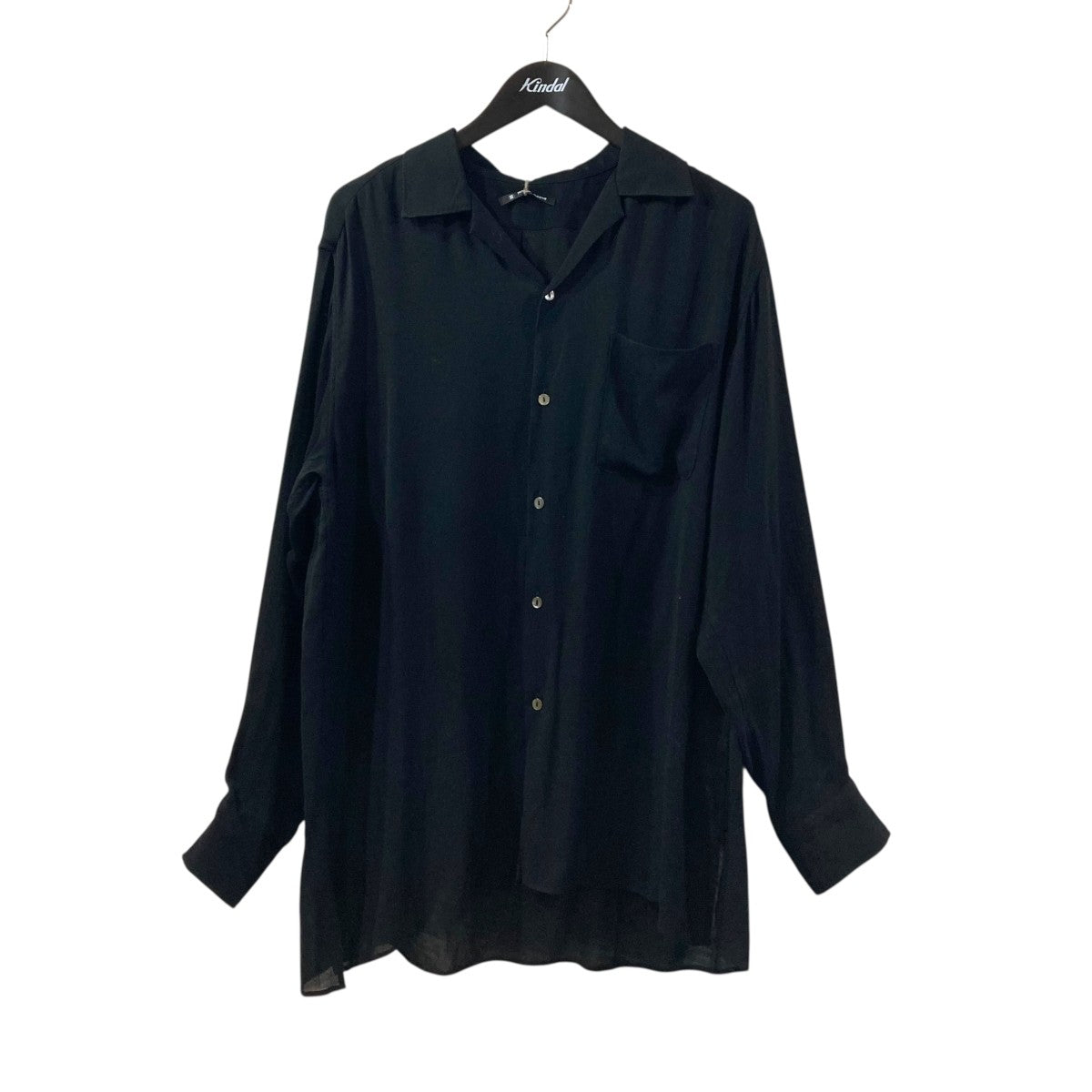 26SSOPEN COLLAR SHIRTS SILKRAYON長袖シャツMT6103-0604A