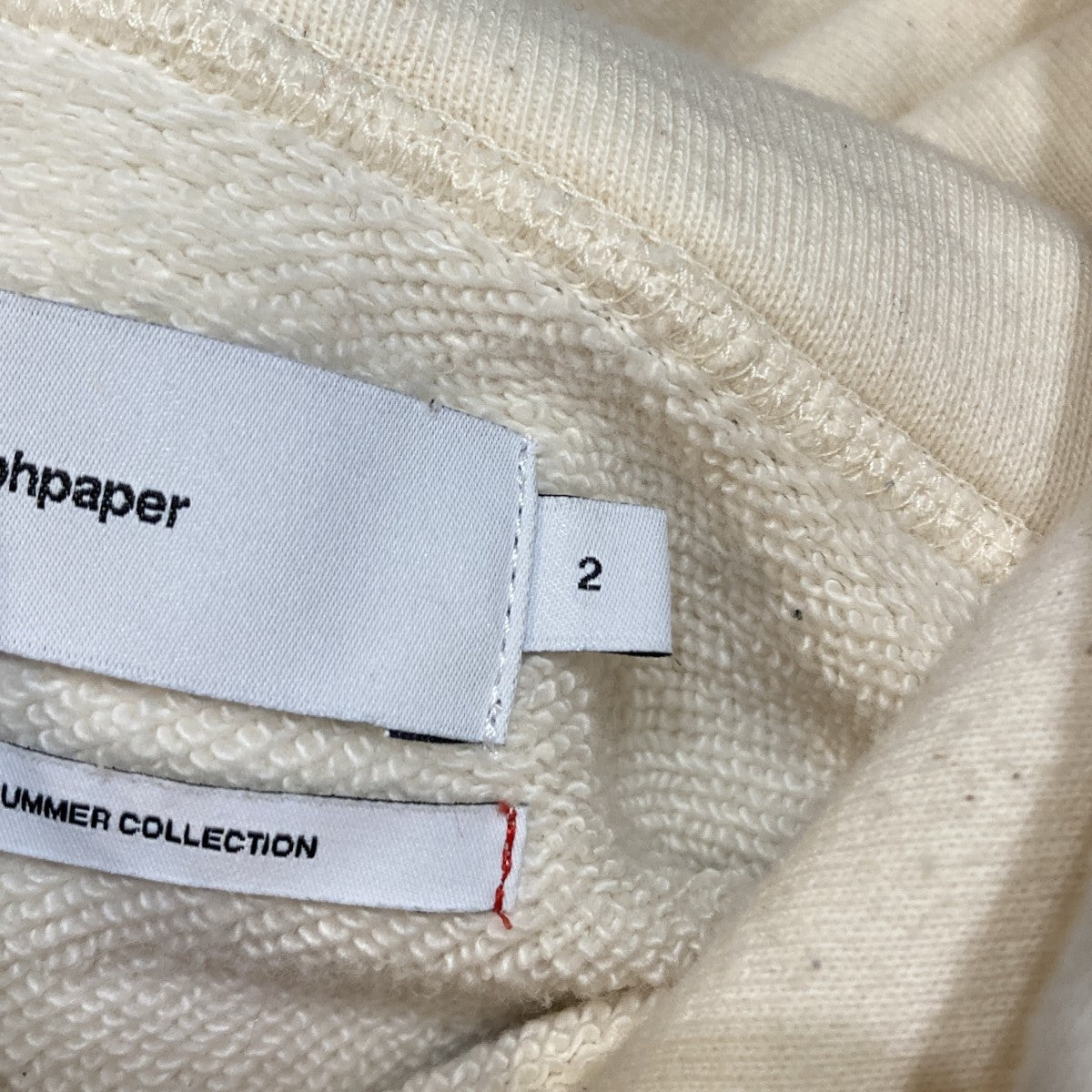 Graphpaper×LOOPWHEELER LOOPWHEELER for Graphpaper Raglan Parka Limited EditionHOODIEGU241-70269C 古着・中古-7枚目のアイテム画像