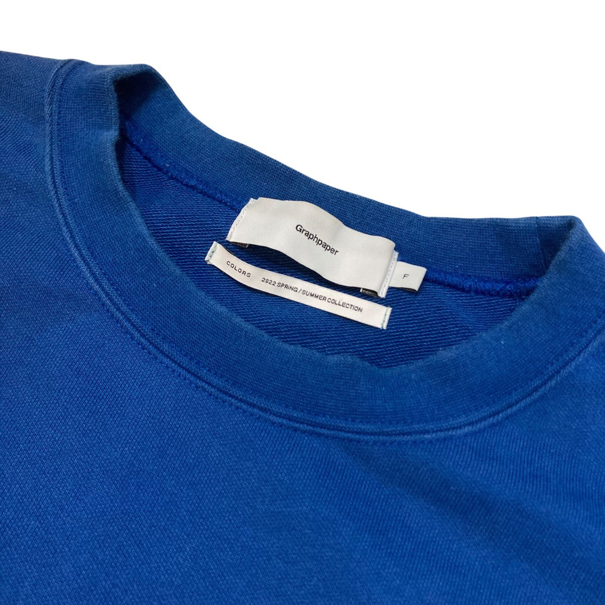 Graphpaper Compact Terry Roll-Up Sleeve Crew NeckスウェットGM221-70176 古着・中古-5枚目のアイテム画像