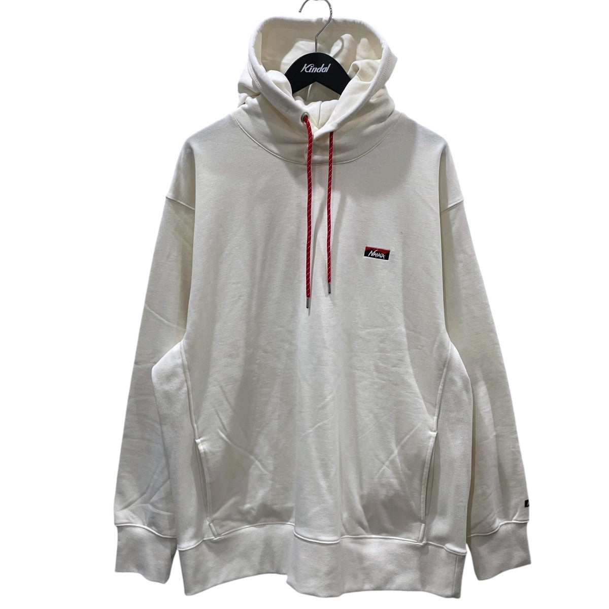 24AW プルオーバーパーカー ECO HYBRID MINI BOX LOGO EMBROIDERY SWEAT HOODIE NW2441-1F014