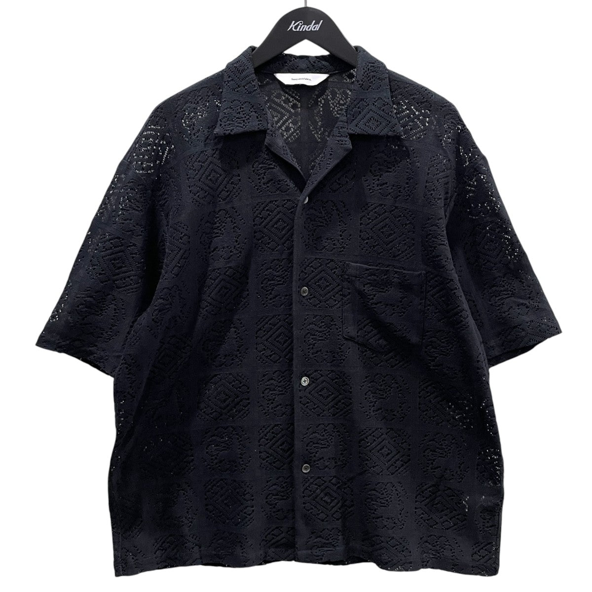 23SS オープンカラー半袖レースシャツ JAH LION LACE H／S OC SHIRT ジャー ライオン レース ハーフスリーブ オープンカラー シャツ 23SS-SY5-003
