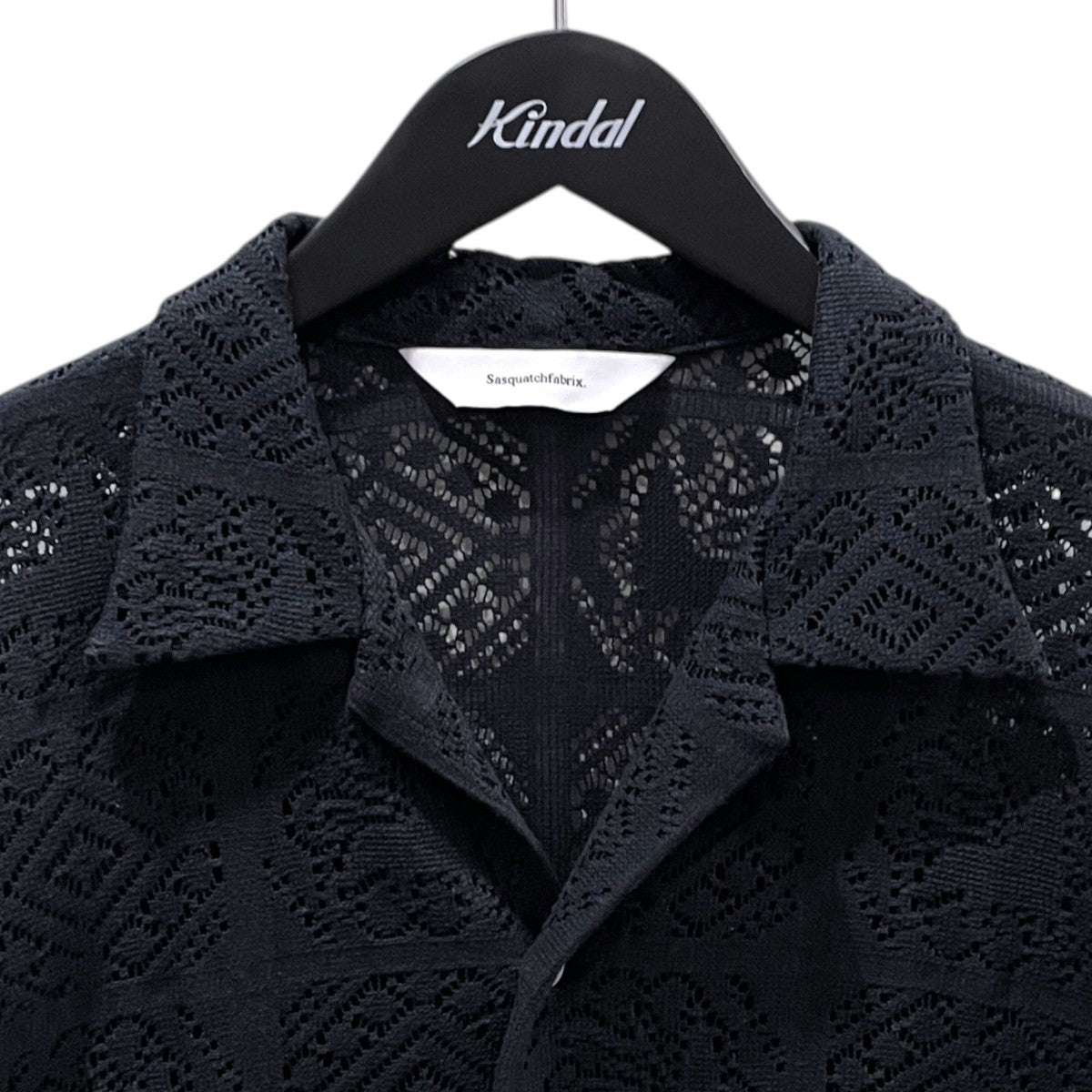 23SS オープンカラー半袖レースシャツ JAH LION LACE H／S OC SHIRT ジャー ライオン レース ハーフスリーブ オープンカラー シャツ 23SS-SY5-003