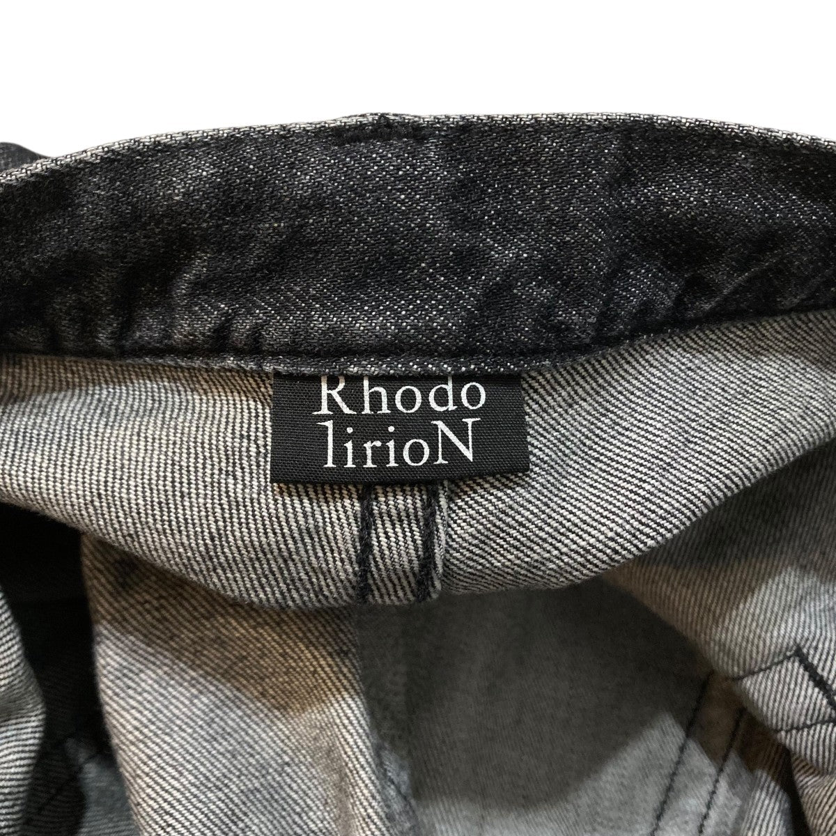 Rhodo lirioN 90’Loose Straight PantsデニムパンツNQ847 古着・中古-10枚目のアイテム画像
