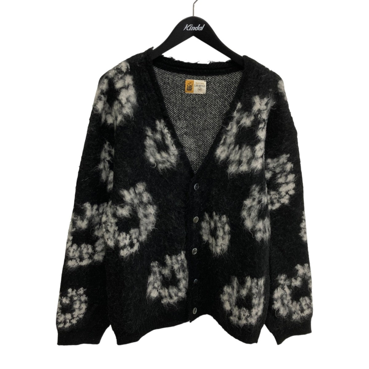 SAINT MICHAEL×Denim Tears Cardigan_CT WreathカーディガンSM-YS1-0000-C50 古着・中古-1枚目のアイテム画像