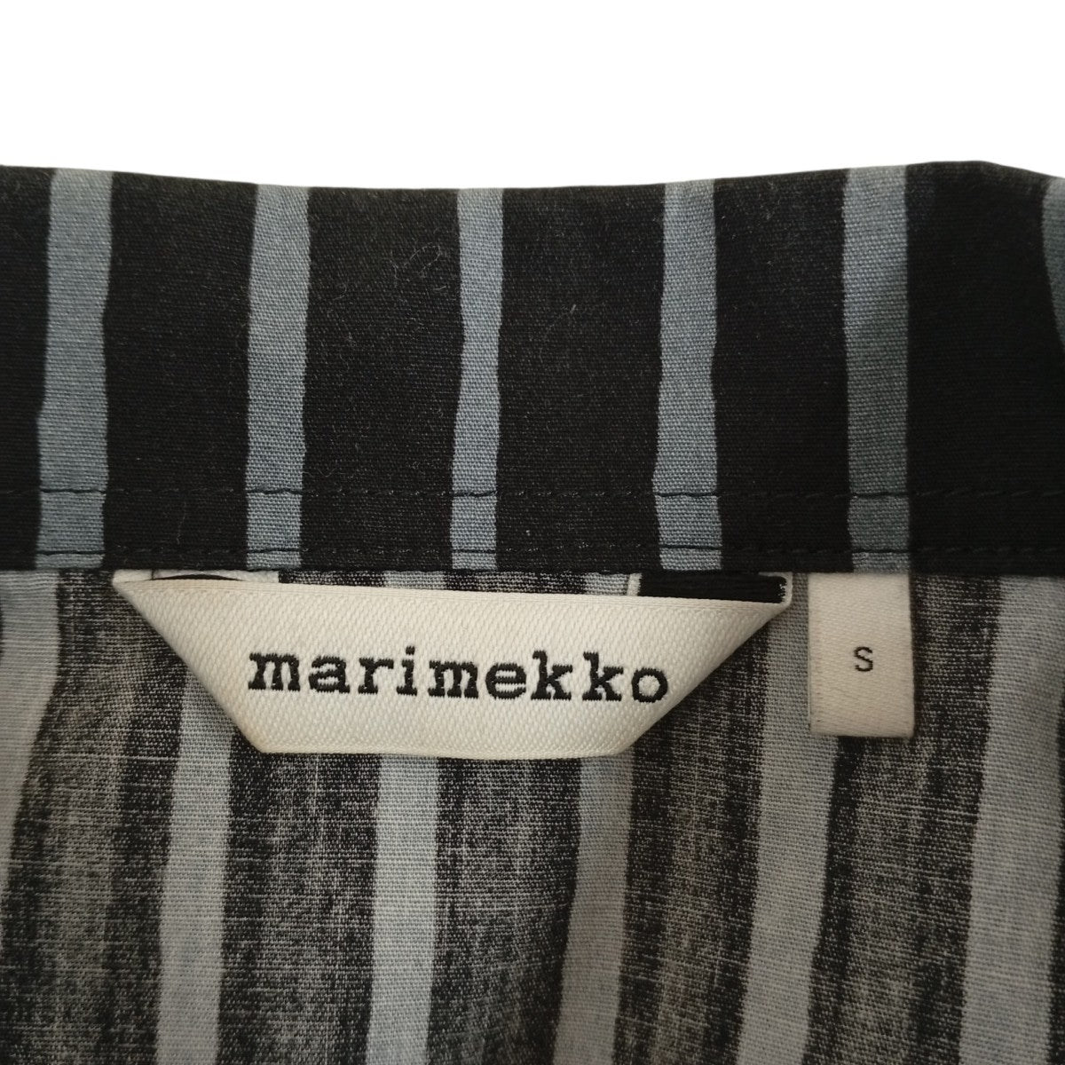 marimekko ストライプシャツ 古着・中古-3枚目のアイテム画像