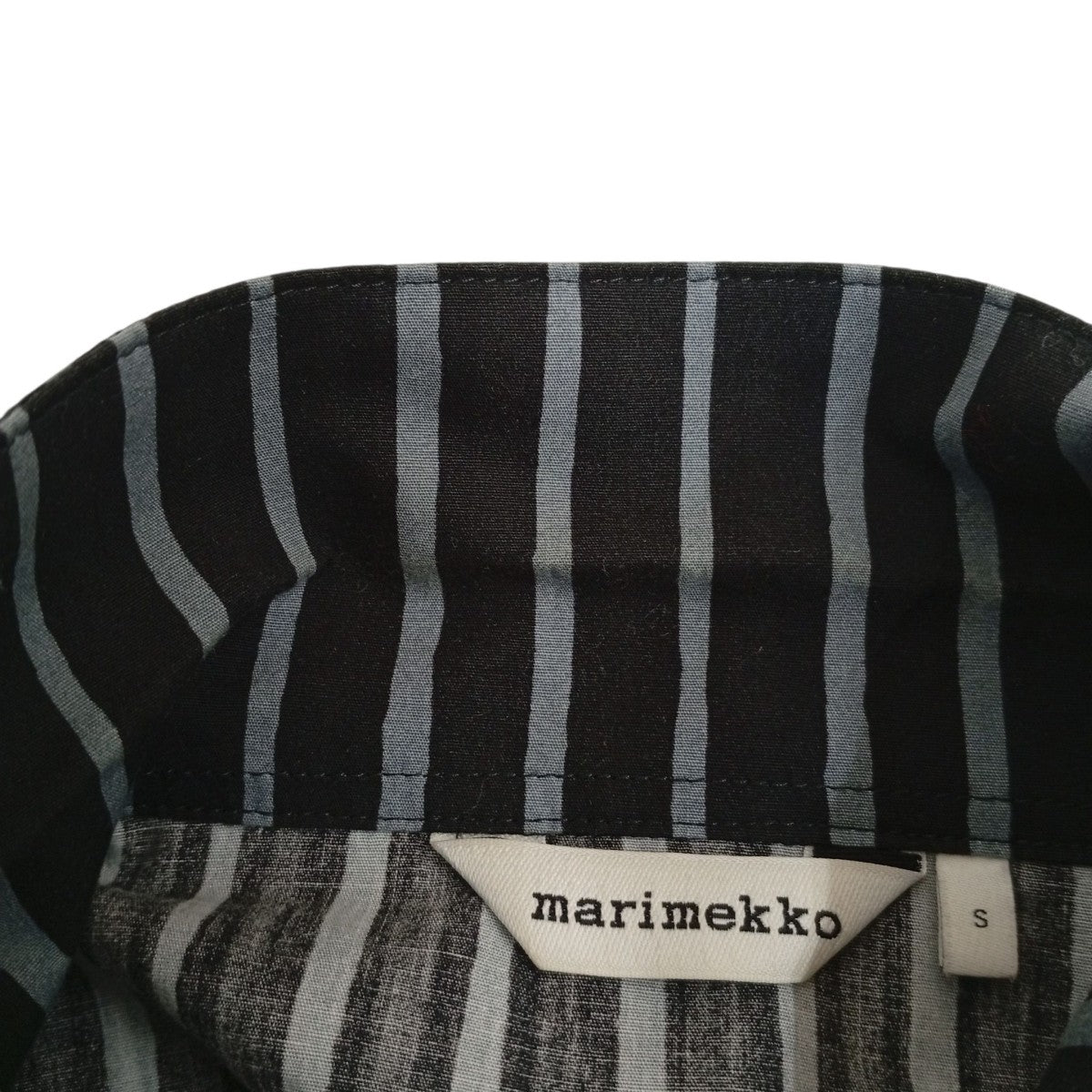 marimekko ストライプシャツ 古着・中古-4枚目のアイテム画像