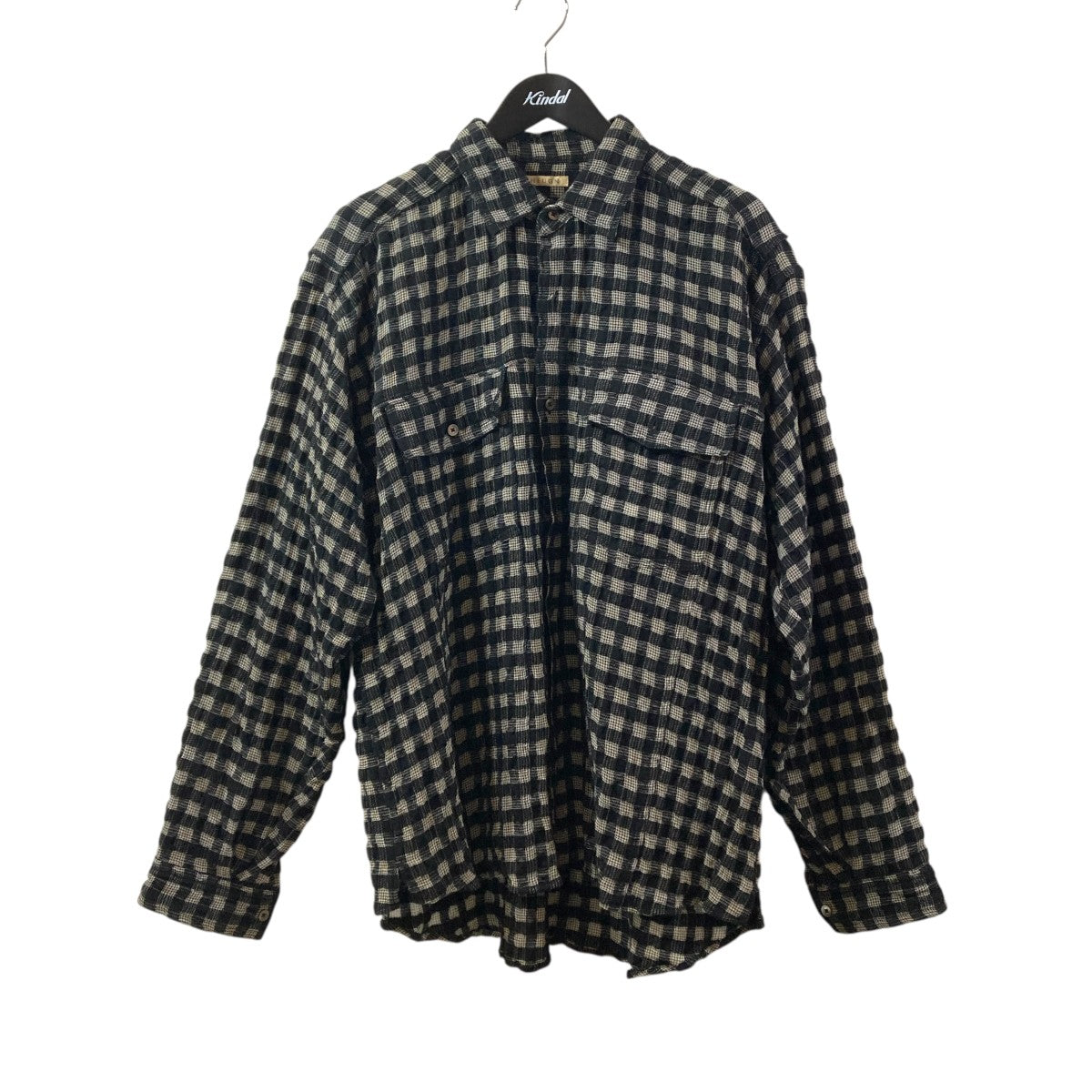 Bobby Check ウールボビーチェックシャツチェック長袖シャツSHIRT 056