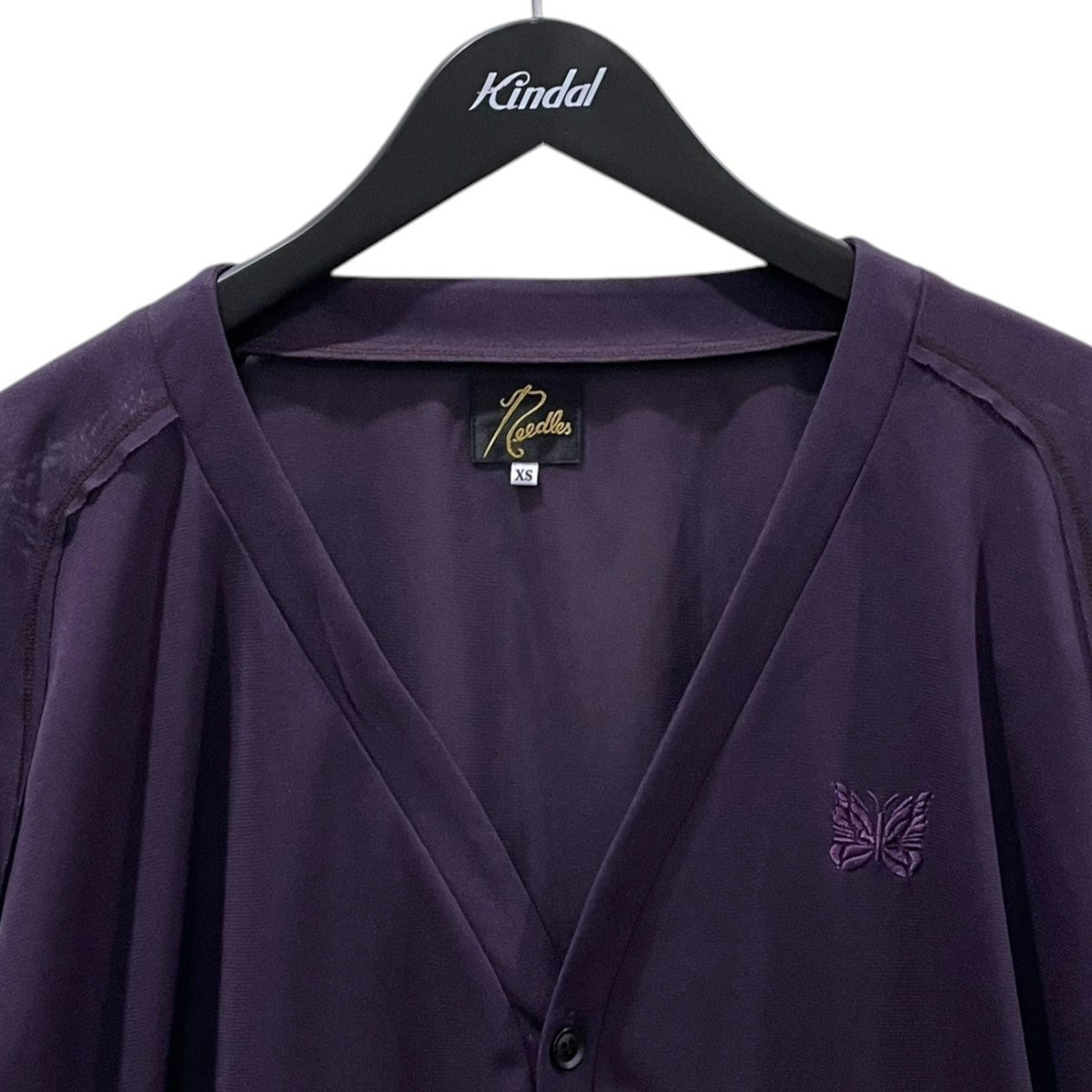 21SS Vネックカーディガン ポリメッシュ V Neck Cardigan - Poly Mesh IN211