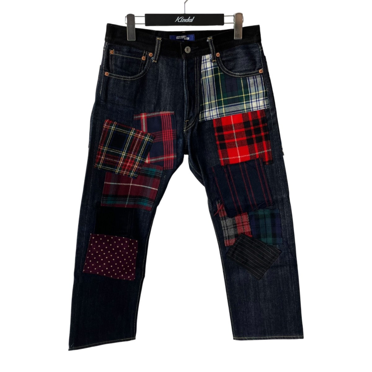 CDG JUNYA WATANABE MAN パッチワークデニムパンツWN-P011 古着・中古-1枚目のアイテム画像