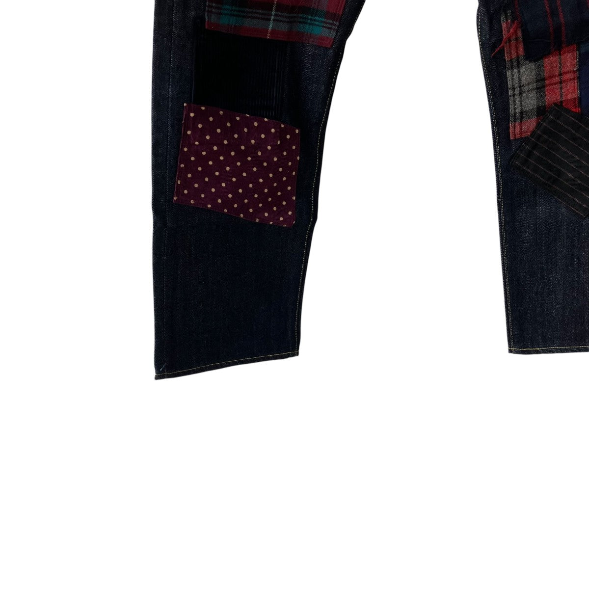 CDG JUNYA WATANABE MAN パッチワークデニムパンツWN-P011 古着・中古-4枚目のアイテム画像