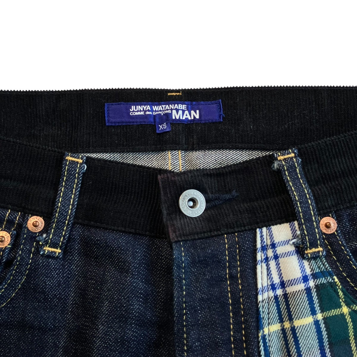 CDG JUNYA WATANABE MAN パッチワークデニムパンツWN-P011 古着・中古-6枚目のアイテム画像