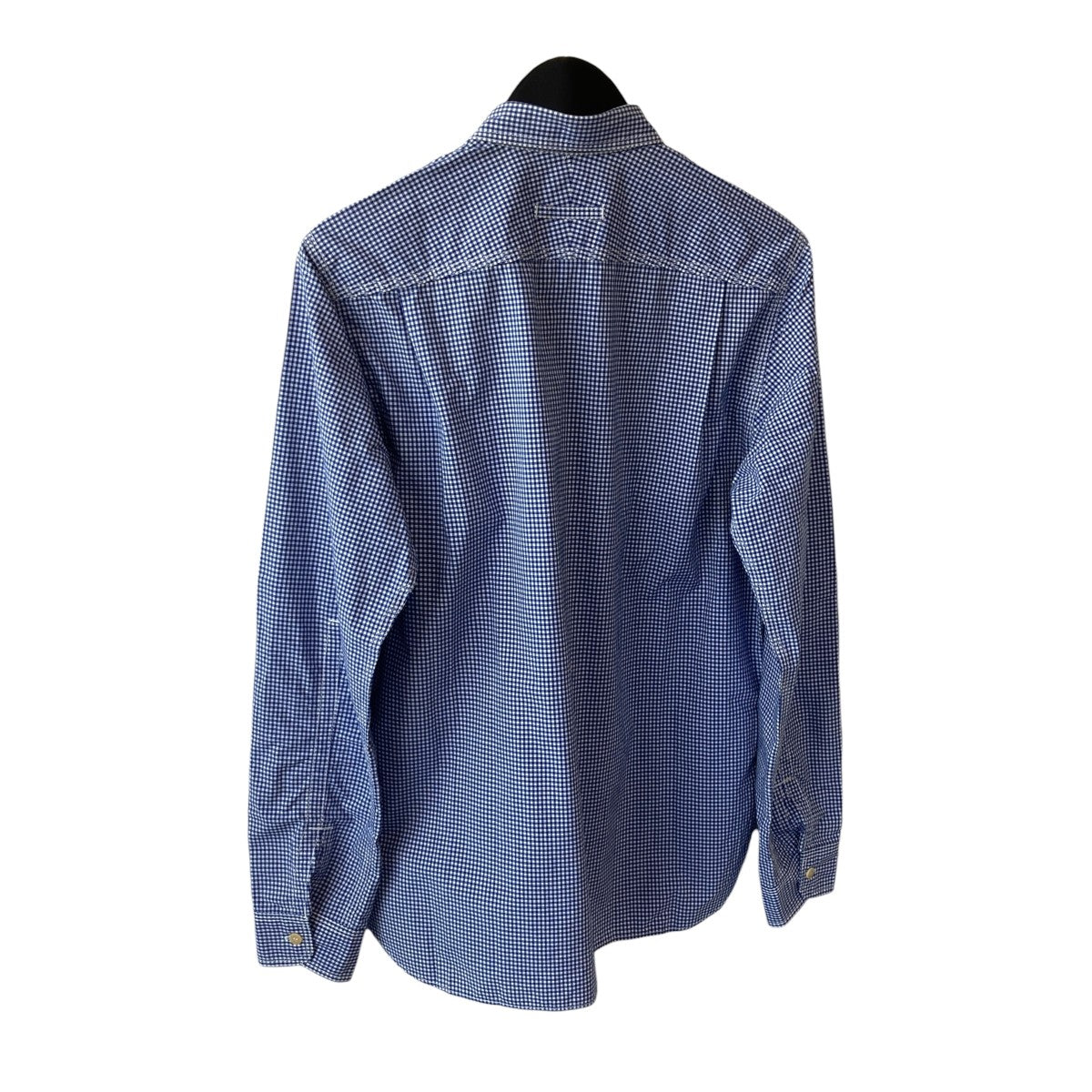 COMME des GARCONS ギンガムチェック長袖シャツHO-B022 古着・中古-2枚目のアイテム画像