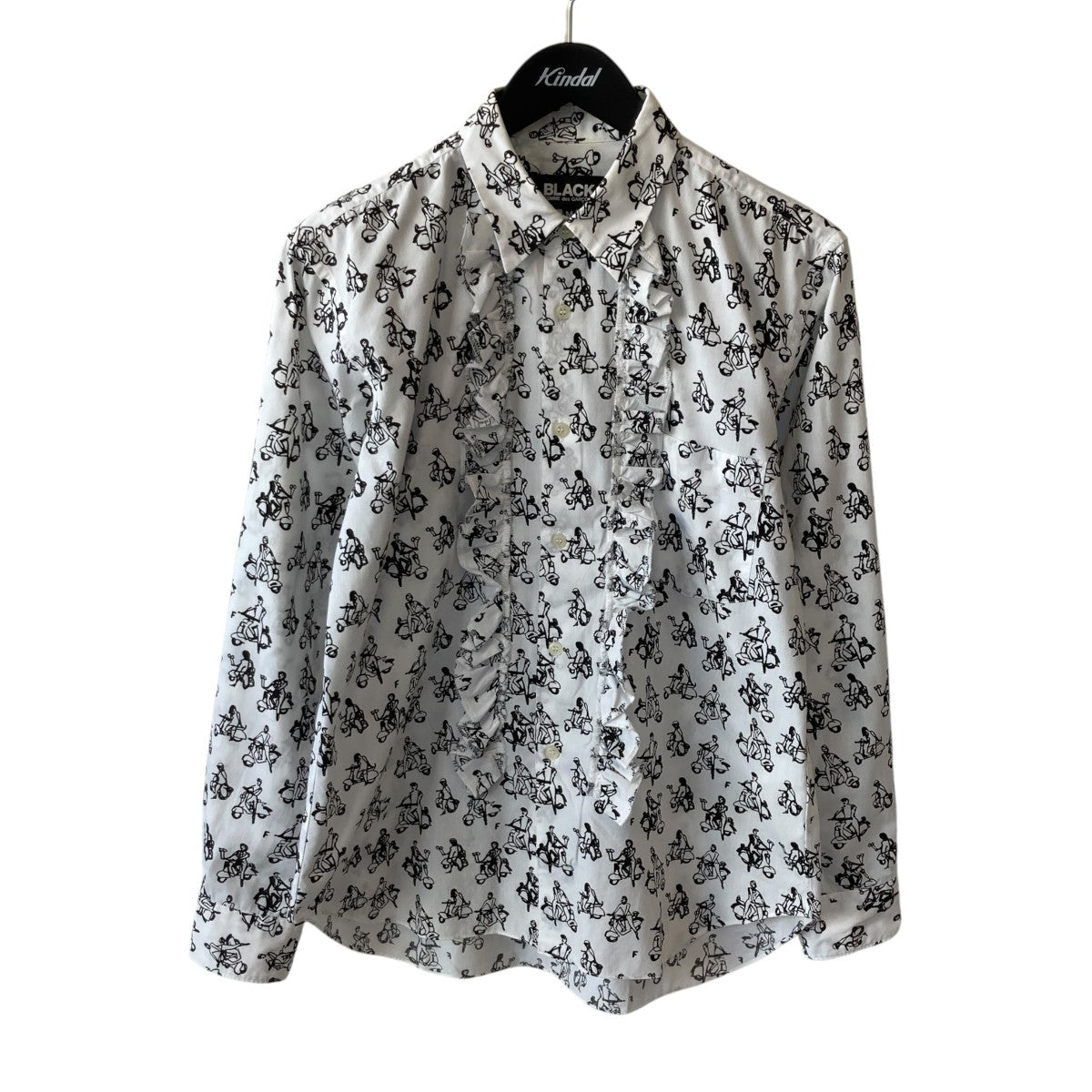 BLACK COMME des GARCONS 長袖シャツ1H-B211 古着・中古-1枚目のアイテム画像