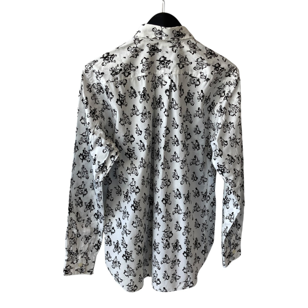BLACK COMME des GARCONS 長袖シャツ1H-B211 古着・中古-2枚目のアイテム画像