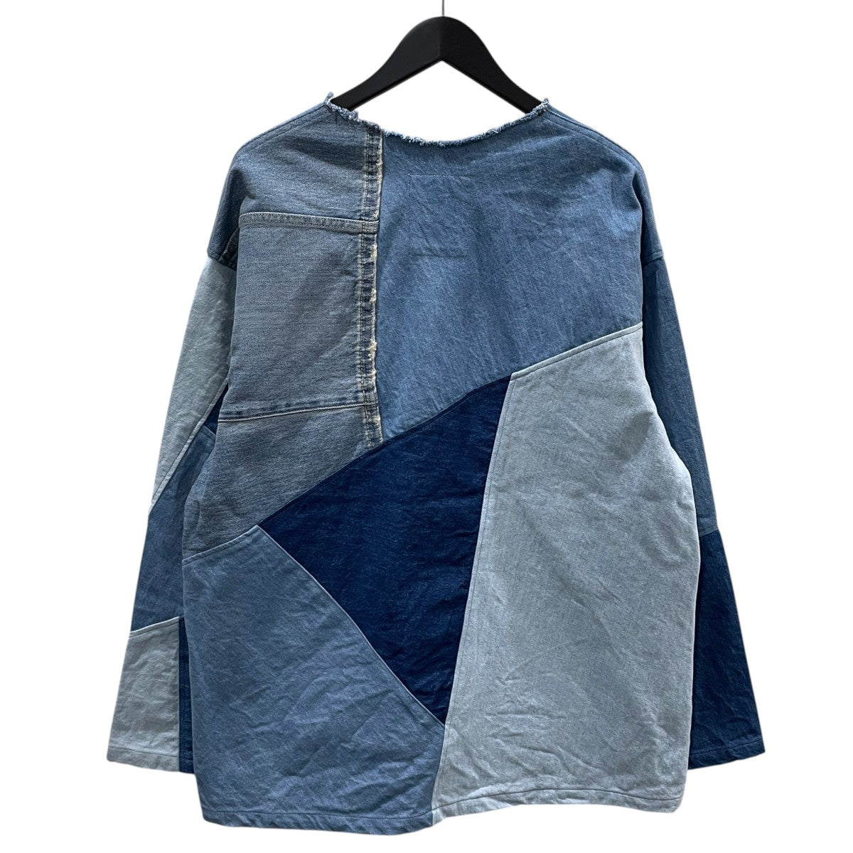 パッチワークノーカラージャケット PATCHWORK NO-COLLAR JACKET RE251L08