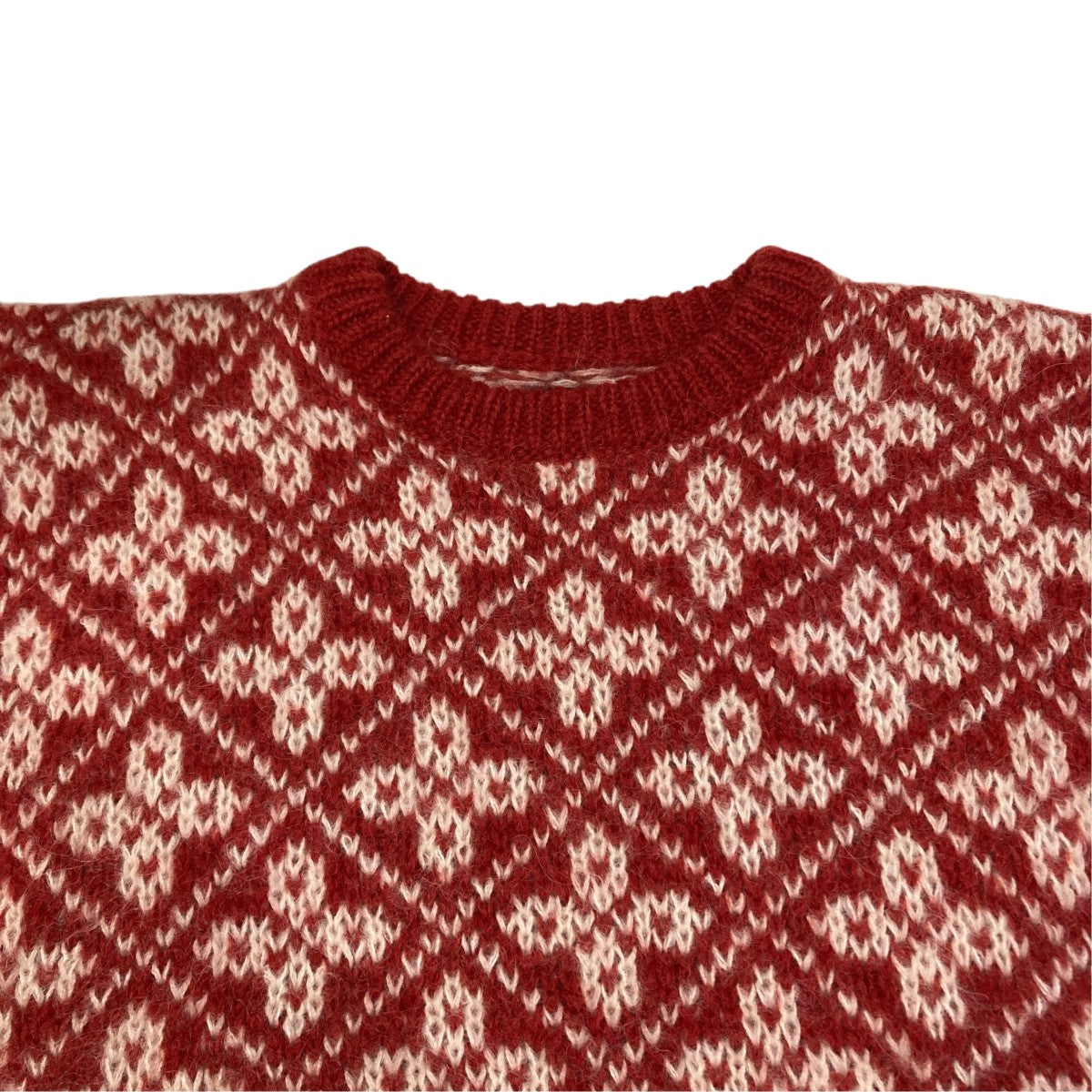 MOHAIR LATOVIAN CREW NECK厚手ニットBN-23FM-058