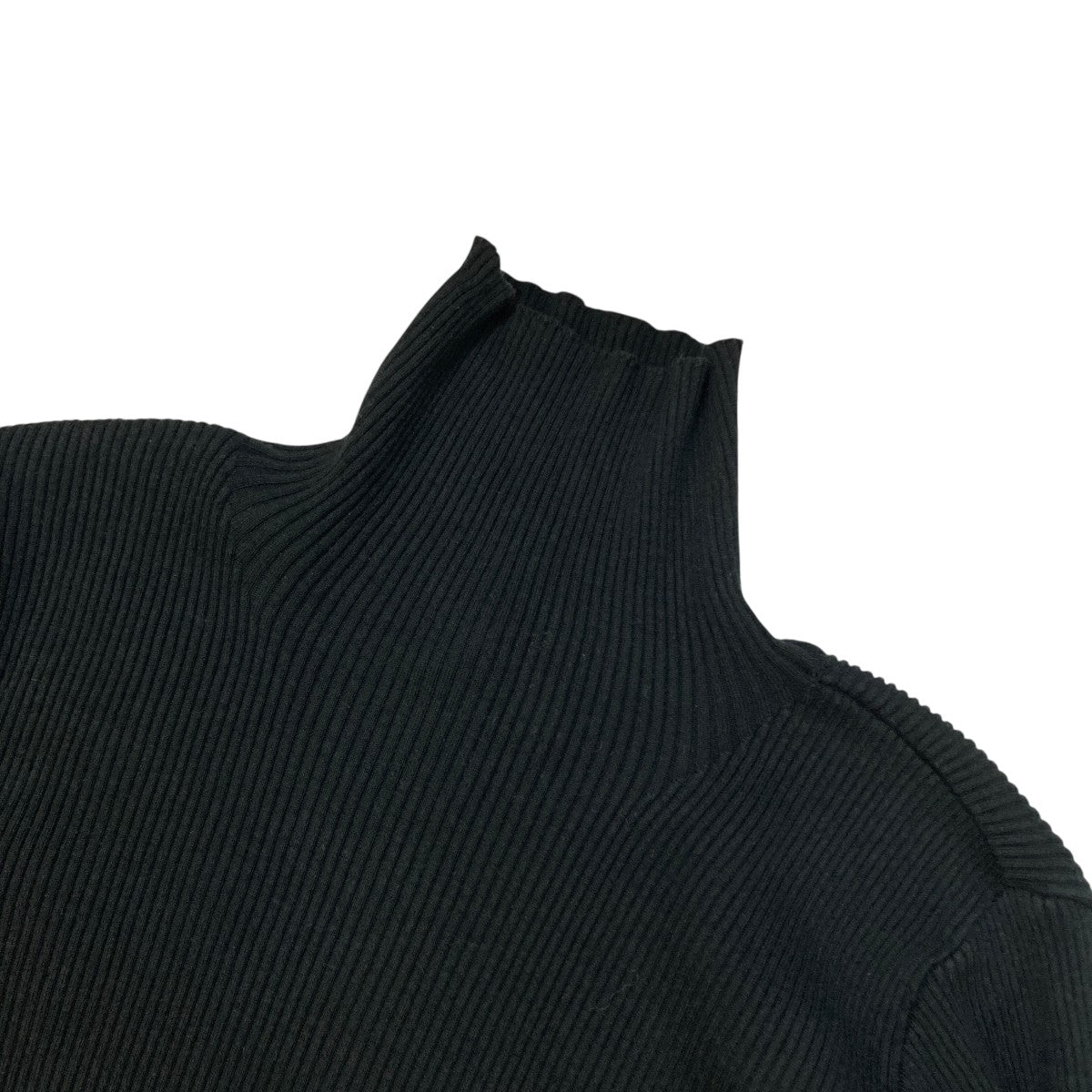 GIZA HIGH GAUGE RIB KNIT TURTLE NECK P OタートルネックニットA22AP01HR