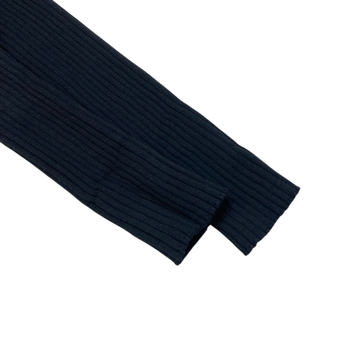 ODRY COTTON WIDE RIB KNIT ZIP CARDIGANリブニットジップカーディガンA24SC02WR