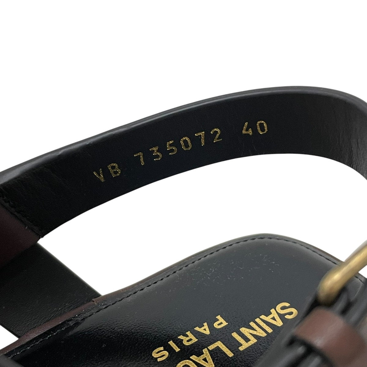 Saint Laurent Paris ストラップサンダルVB 735072 古着・中古-9枚目のアイテム画像