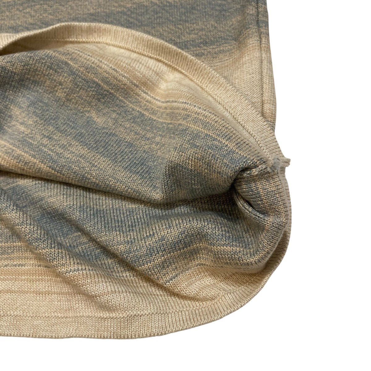 AURALEE 26SSCOTTON SILK GRADIENT STRIPE KNIT BOAT NECK P OニットA26SP02GB 古着・中古-5枚目のアイテム画像