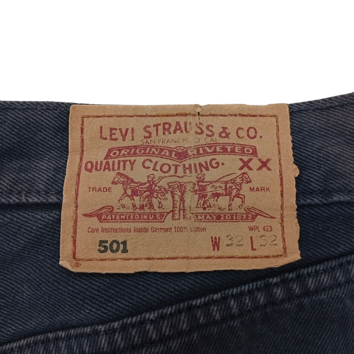 LEVI’S 英国製 ユーロデニムパンツ501-0163 古着・中古-5枚目のアイテム画像