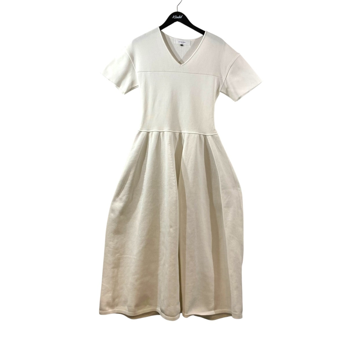 Knitted V Dress半袖ワンピース25S65521