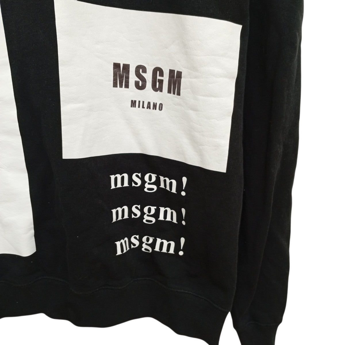 MSGM ロゴクルーネックスウェットトレーナー2741MDM172 古着・中古-10枚目のアイテム画像