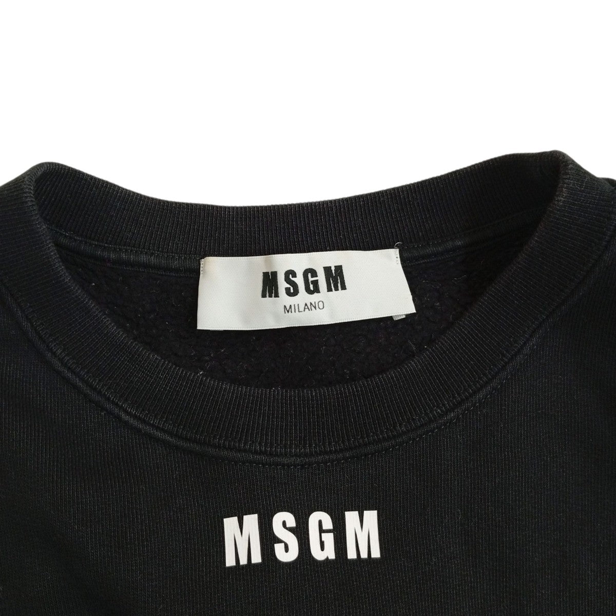 MSGM ロゴクルーネックスウェットトレーナー2741MDM172 古着・中古-6枚目のアイテム画像