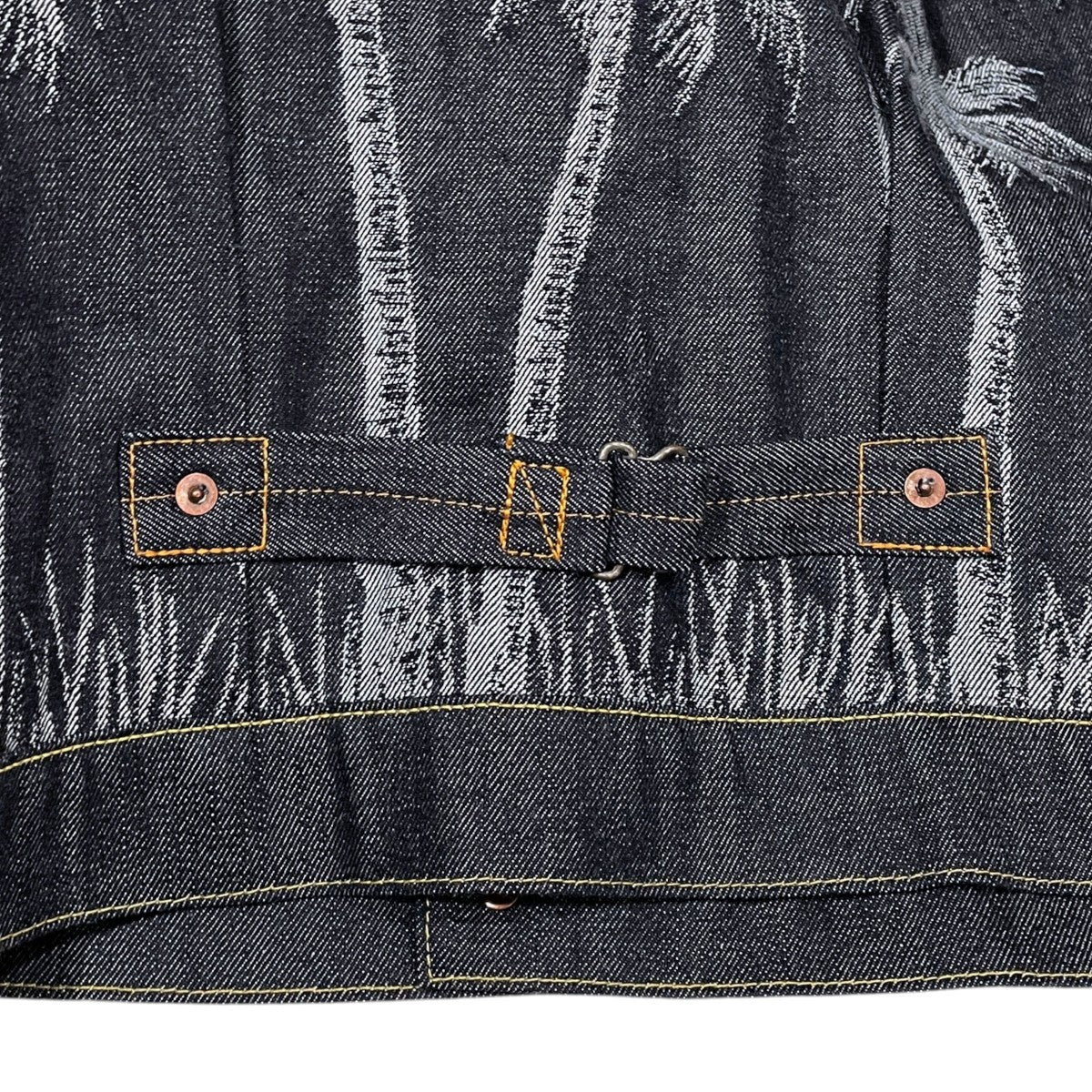 22SS 12ozパームツリージャガードデニムジャケット 1stタイプ 12oz Palm Tree Jacquard Denim 1ST JKT K2203LJ039