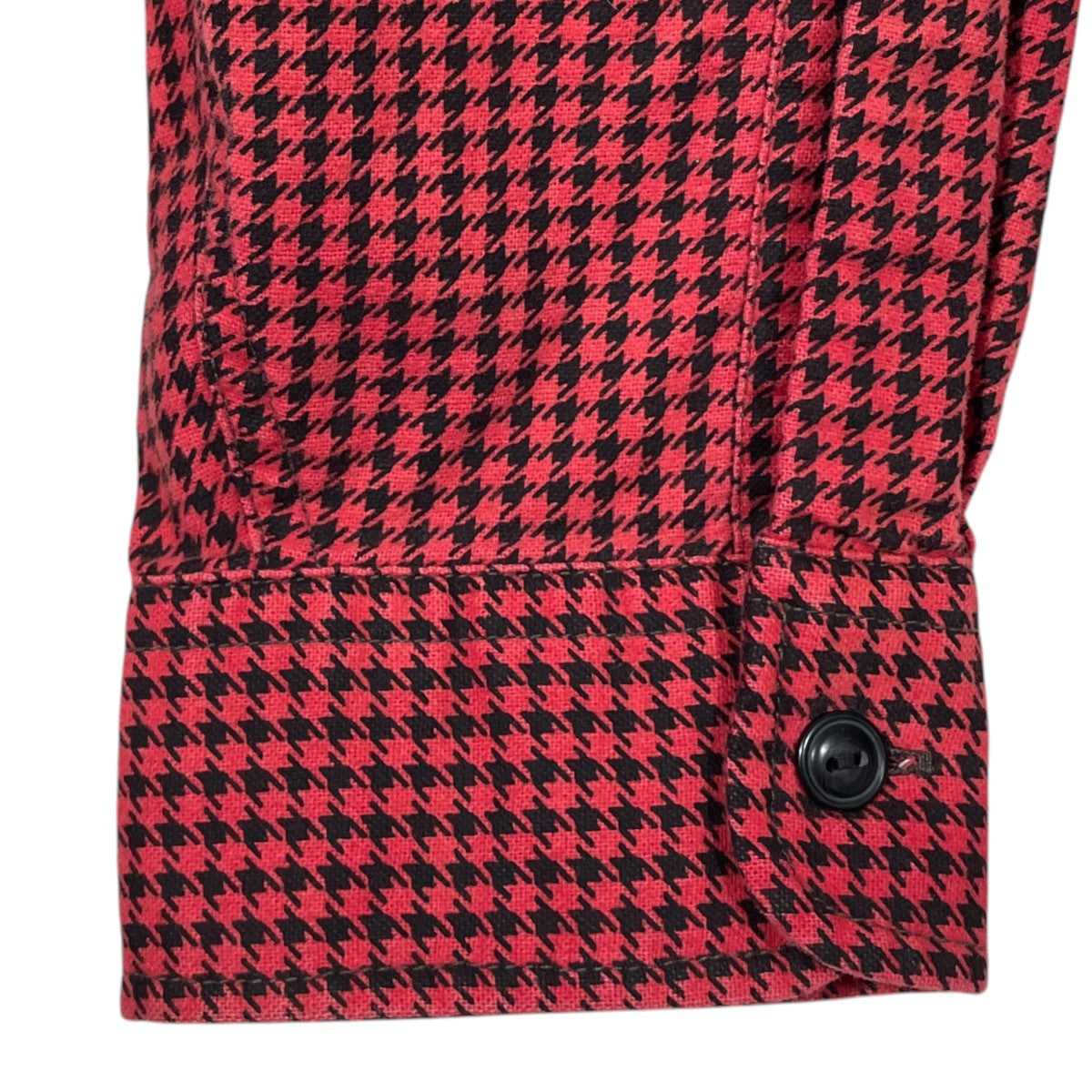 千鳥格子柄オープンカラー長袖シャツ Monterey Houndstooth Check Camp Shirt モントレー ハウンドトゥースチェック キャンプシャツ