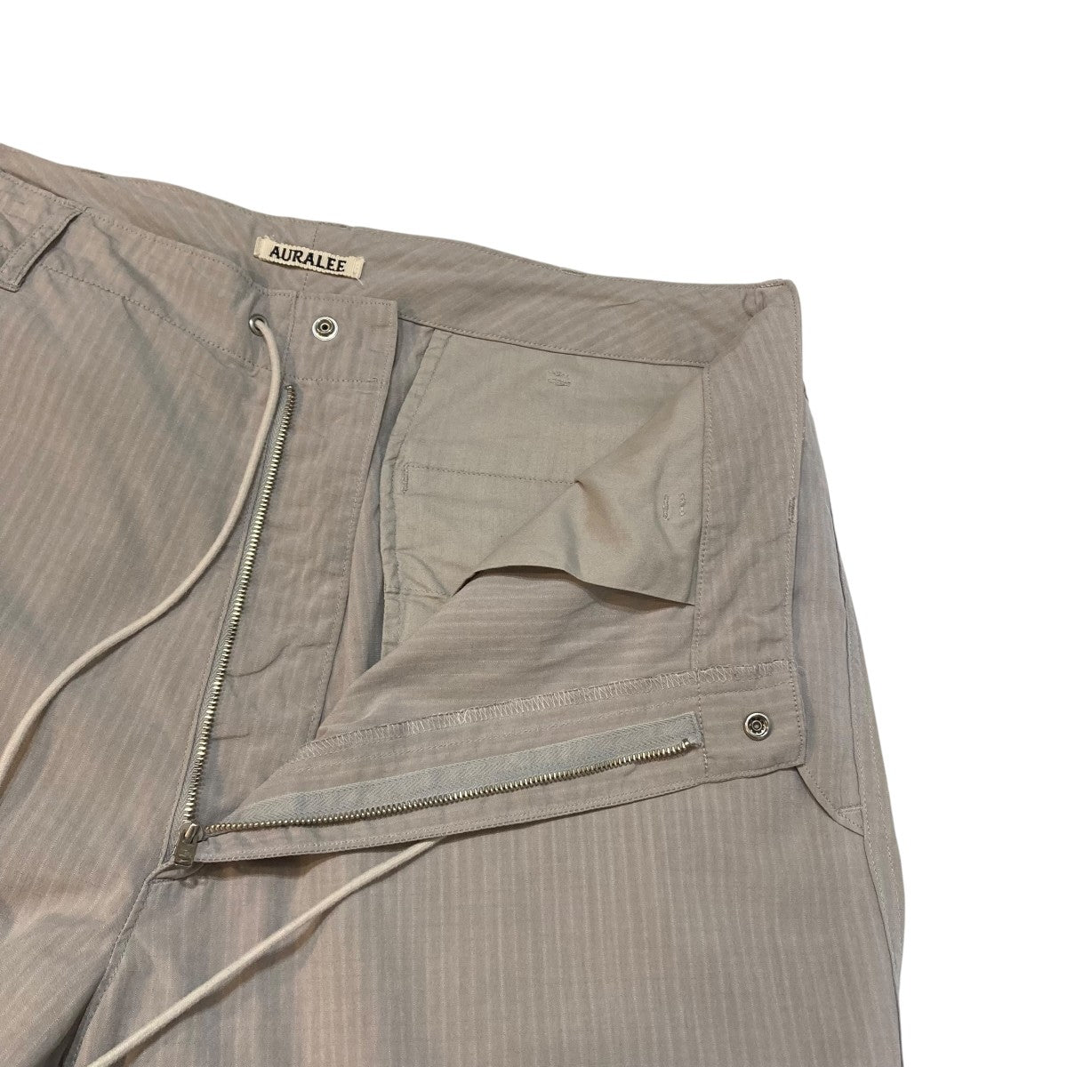 AURALEE(オーラリー) WASHED FINX RIPSTOP CHAMBRAY FIELD PANTS