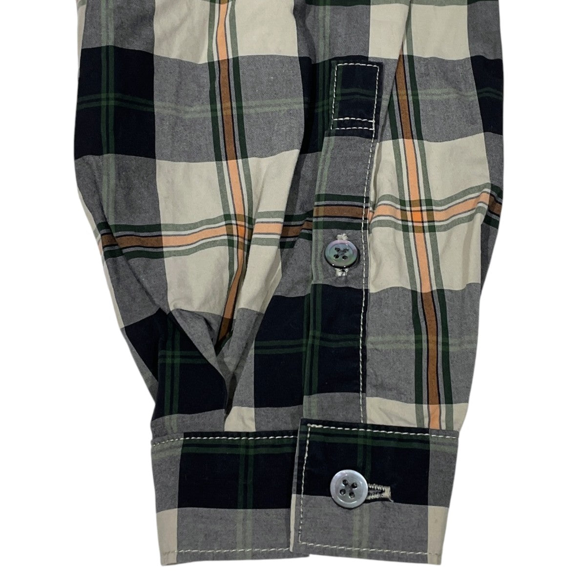21SS マドラスチェック柄長袖ボタンダウンシャツ UTILITY MADRAS B．D SHIRT ユーティリティ マドラス ボタンダウンシャツ FSW-21-SH_05