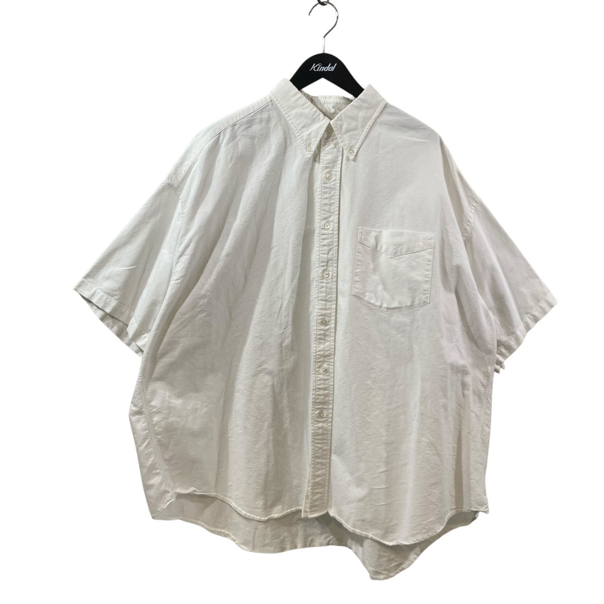 Graphpaper Oxford Oversized S S B．D Shirtオーバーサイズボタンダウン半袖シャツGM211-50623B 古着・中古-1枚目のアイテム画像