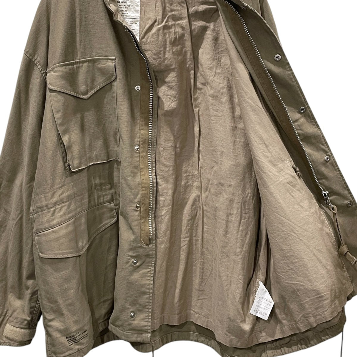25SS ミリタリージャケット BACK SATEEN FIELD JACKET バックサテンフィールドジャケット FSC251-20136