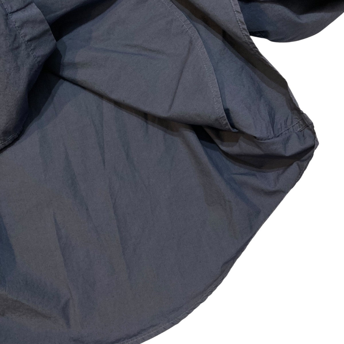 Graphpaper Garment Dyed Suvin Typewriter Oversized Hooded Shirt長袖シャツGM233-50073 古着・中古-5枚目のアイテム画像