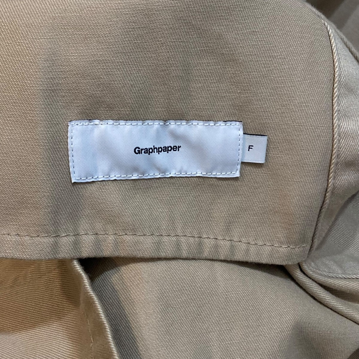 Graphpaper Westpoint Chino Oversized JacketテーラードジャケットGM221-20205B 古着・中古-6枚目のアイテム画像