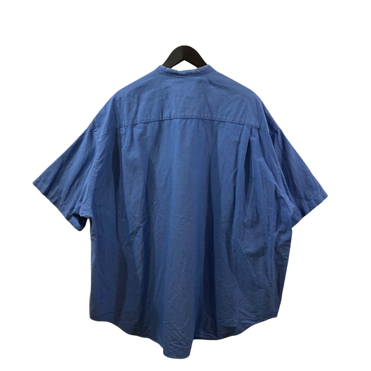 Graphpaper Oxford S S Oversized Band Collar Shirt半袖シャツGM232-50024B 古着・中古-2枚目のアイテム画像