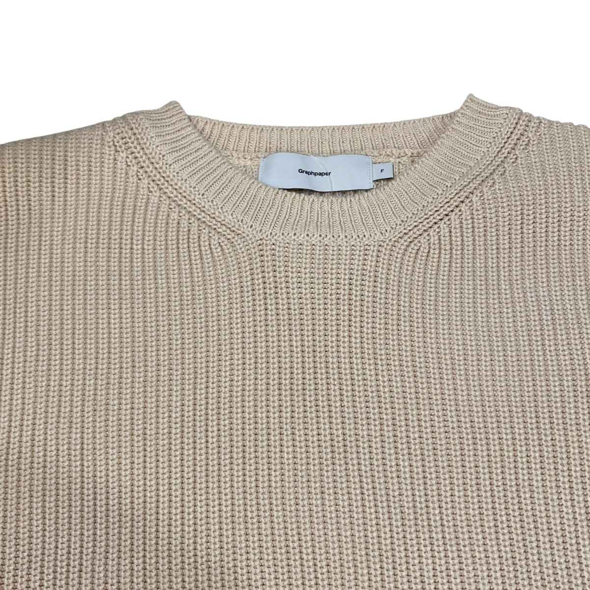 Suvin Loose Rib Crew Neck KnitニットGM221-80143B