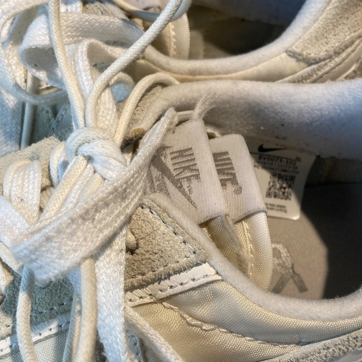 NIKE×sacai LDV Waffle Triple WhiteスニーカーBV0073-101 古着・中古-10枚目のアイテム画像