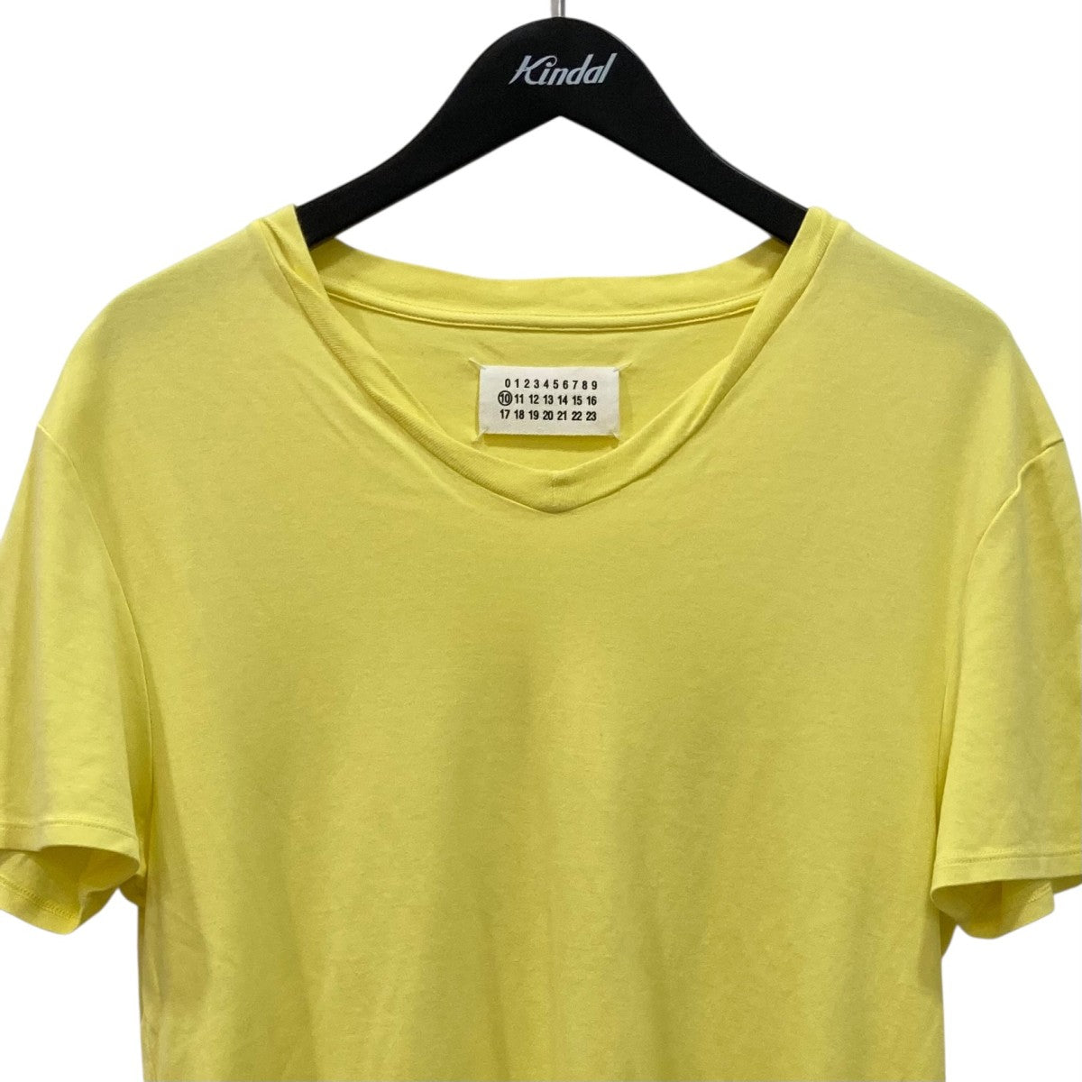 Maison Margiela VネックTシャツ 古着・中古-2枚目のアイテム画像