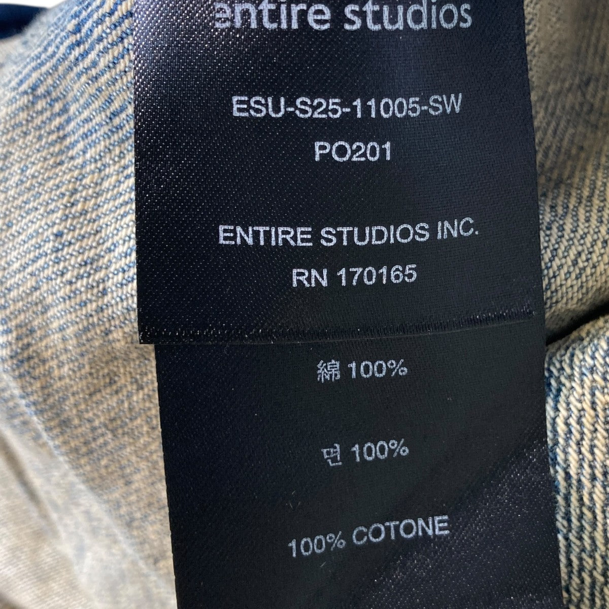 HERCULEAN SHIRT長袖デニムシャツジャケットESU-S25-11005-SW